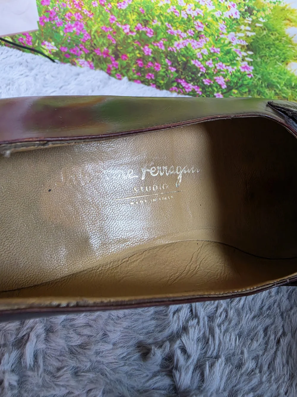 Salvatore Ferragamo Brown Leather Tassel Loafers - Size 7 2E